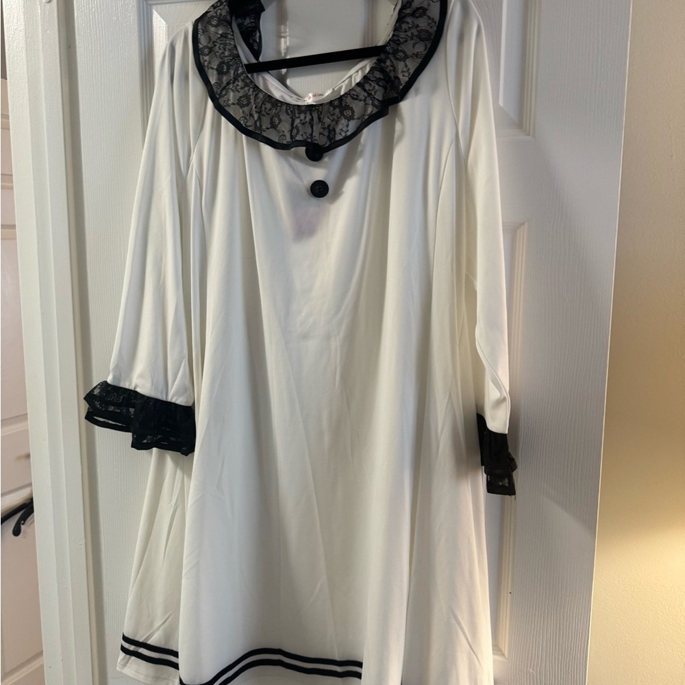 Rosegal Black and White Vintage-Inspired Dress